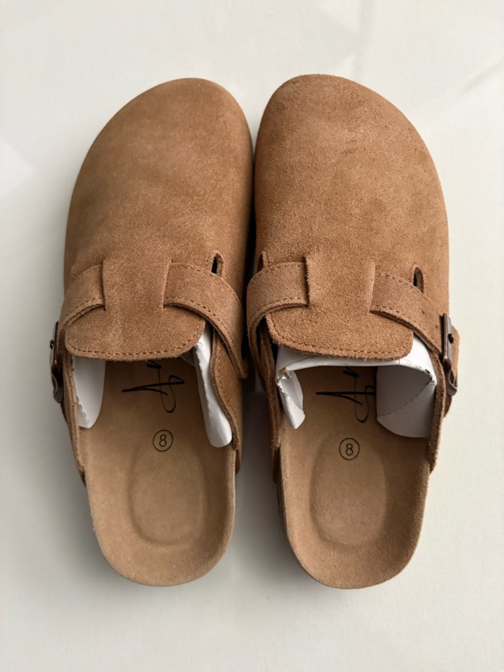 Boston Suede Slip-On Clog Mules
